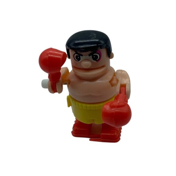 Vtg 1980s Tomy Bumbling Boxing Windup Figure Wind-Up Boxer Toy 3" DOES NOT WORK - Picture 4 of 4